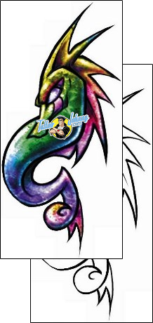 Sea Creature Tattoo tattoo-styles-cartoon-tattoos-david-bollt-dbf-00732