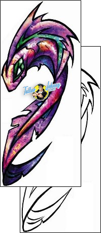 Fish Tattoo tattoo-styles-cartoon-tattoos-david-bollt-dbf-00758