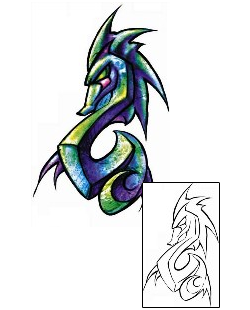 Seahorse Tattoo Tattoo Styles tattoo | DBF-00770