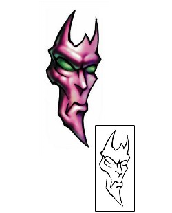 Devil - Demon Tattoo Specific Body Parts tattoo | DBF-00838