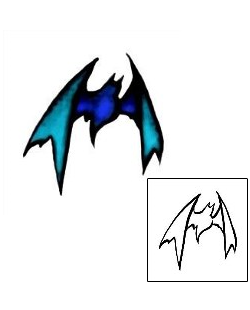 Bat Tattoo Animal tattoo | DBF-01039