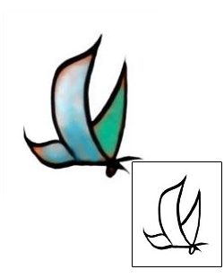 Butterfly Tattoo Insects tattoo | DBF-01047