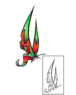 Butterfly Tattoo Insects tattoo | DBF-01053