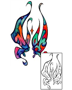 Butterfly Tattoo Insects tattoo | DBF-01055