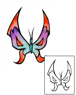 Butterfly Tattoo Insects tattoo | DBF-01057