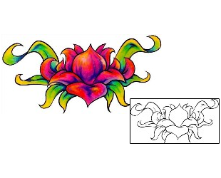 Lotus Tattoo Specific Body Parts tattoo | DBF-01110