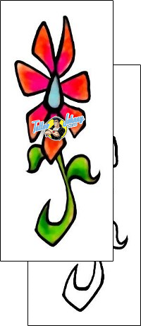 Flower Tattoo plant-life-flowers-tattoos-david-bollt-dbf-01121