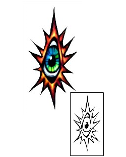 Eye Tattoo Astronomy tattoo | DBF-01153