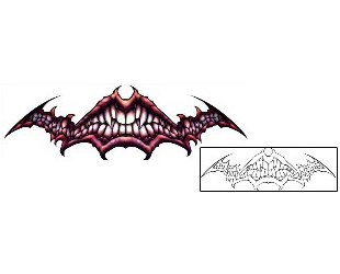 Vampire Tattoo Specific Body Parts tattoo | DBF-01167