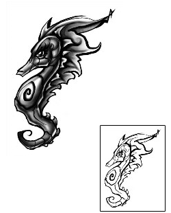 Seahorse Tattoo Tattoo Styles tattoo | DBF-01472