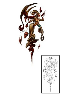 Devil - Demon Tattoo Mythology tattoo | DBF-01481