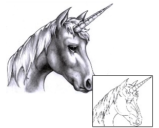 Picture of Unique Unicorn Tattoo
