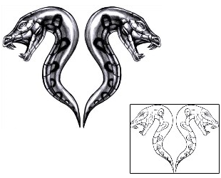 Snake Tattoo Specific Body Parts tattoo | DCF-00097