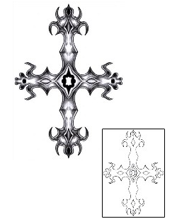 Gothic Tattoo Religious & Spiritual tattoo | DCF-00115