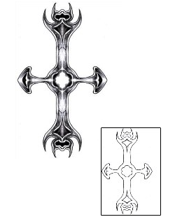 Cross Tattoo Religious & Spiritual tattoo | DCF-00116