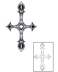 Cross Tattoo Religious & Spiritual tattoo | DCF-00117