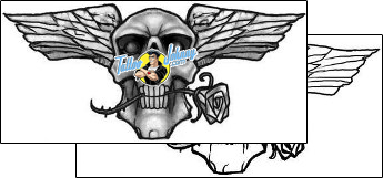 Wings Tattoo skull-tattoos-david-doepp-ddf-00004