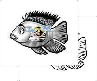Fish Tattoo marine-life-fish-tattoos-david-doepp-ddf-00026