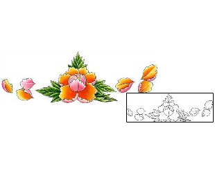 Peony Tattoo Plant Life tattoo | DFF-00016