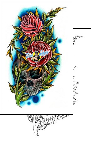 Skull Tattoo skull-tattoos-damien-friesz-dff-00060