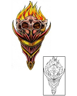 Scary Tattoo Tattoo Styles tattoo | DFF-00079