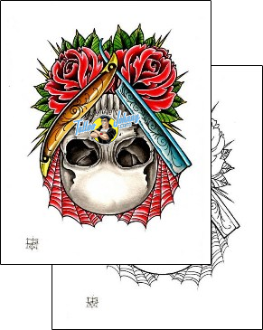 Skull Tattoo skull-tattoos-damien-friesz-dff-00084