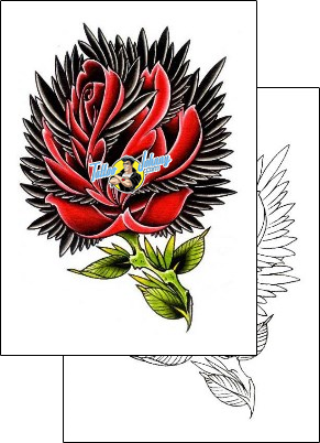 Flower Tattoo flower-tattoos-damien-friesz-dff-00092