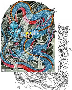 Monster Tattoo fantasy-tattoos-damien-friesz-dff-00100