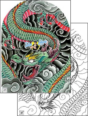 Monster Tattoo fantasy-tattoos-damien-friesz-dff-00108