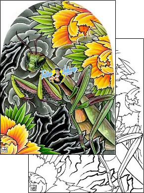 Flower Tattoo plant-life-flowers-tattoos-damien-friesz-dff-00115