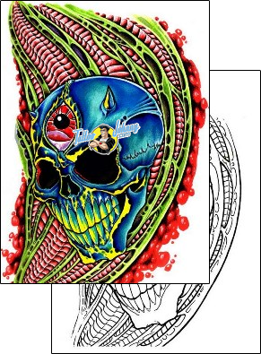 Horror Tattoo skull-tattoos-damien-friesz-dff-00118