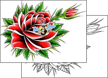 Flower Tattoo plant-life-flowers-tattoos-damien-friesz-dff-00126