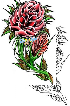 Flower Tattoo flower-tattoos-damien-friesz-dff-00133