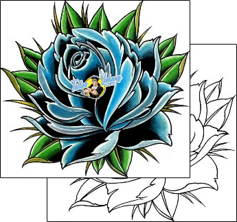 Flower Tattoo plant-life-flowers-tattoos-damien-friesz-dff-00139