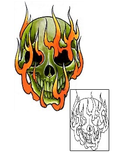 Fire – Flames Tattoo Miscellaneous tattoo | DFF-00157