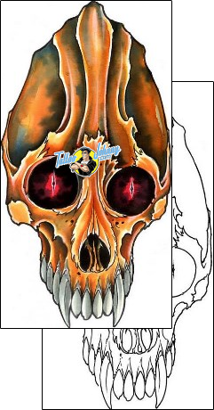Horror Tattoo horror-tattoos-damien-friesz-dff-00171