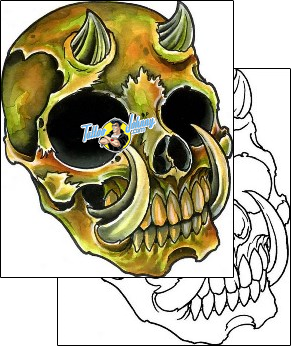 Horror Tattoo horror-tattoos-damien-friesz-dff-00172