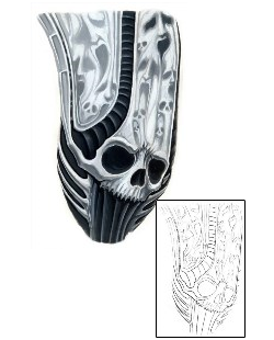 Biomechanical Tattoo Tattoo Styles tattoo | DFF-00175