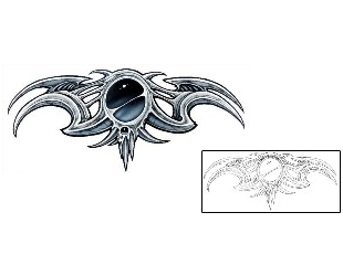 Biomechanical Tattoo Specific Body Parts tattoo | DFF-00195