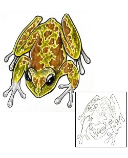 Frog Tattoo Reptiles & Amphibians tattoo | DFF-00216