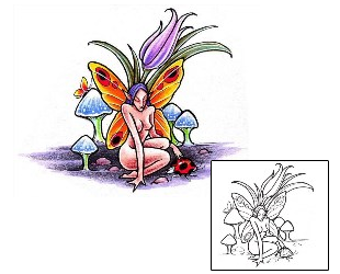 Plant Life Tattoo Lula Fairy Tattoo