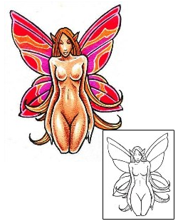 Breast Tattoo Melani Fairy Tattoo