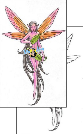 Woman Tattoo fairy-tattoos-damien-friesz-dff-00257