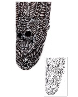 Biomechanical Tattoo Tattoo Styles tattoo | DFF-00299