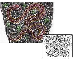 Reptile Tattoo Tattoo Styles tattoo | DFF-00307