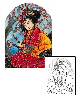 Picture of Ayaka Geisha Tattoo