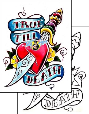 Heart Tattoo traditional-tattoos-damien-friesz-dff-00319