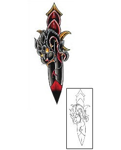 Dagger Tattoo Tattoo Styles tattoo | DFF-00364