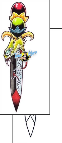 Dagger Tattoo horror-dagger-tattoos-damien-friesz-dff-00399