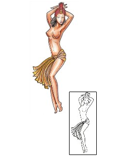 Pin Up Tattoo Tattoo Styles tattoo | DFF-00447